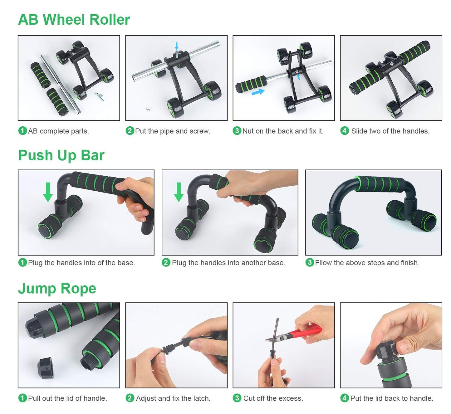 Kit de fitness 10 en 1